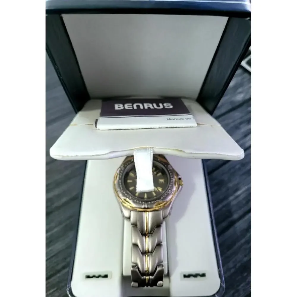 Rare Condition Vintage Benrus Mens‎ Dive Dress Watch N In Box